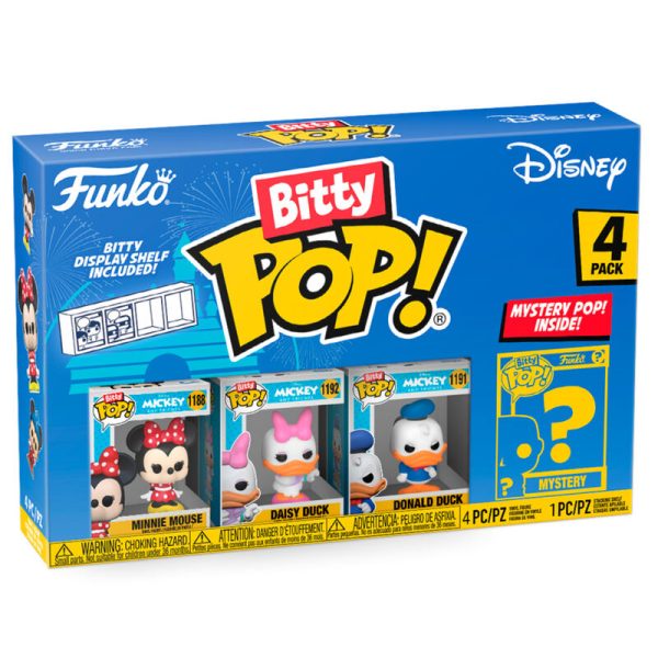 Blister 4 Figuras Bitty Pop Disney Minnie Hot on Sale