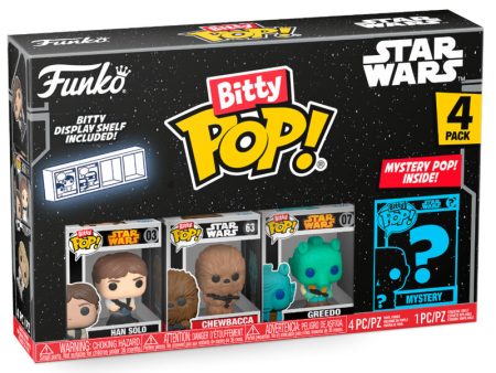 Blister 4 Figuras Bitty Pop Star Wars Han Solo Discount