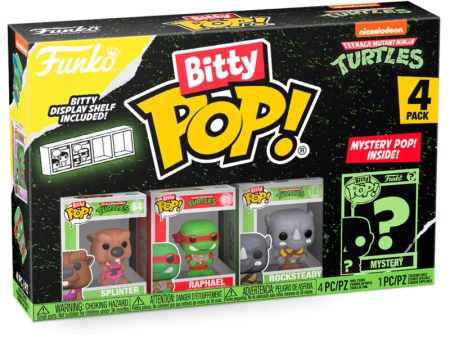 Blister 4 Figuras Bitty Pop Tortugas Ninja Splinter on Sale