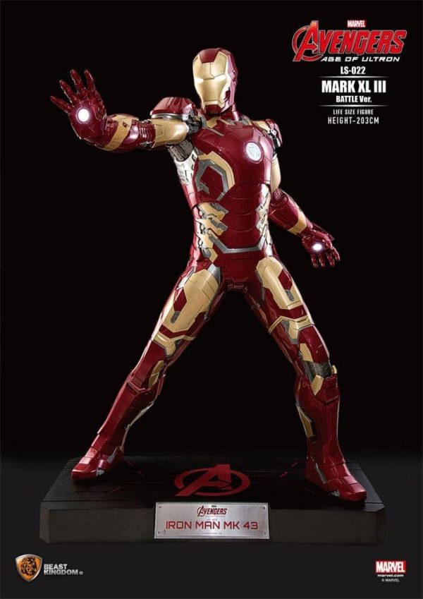 BKDLS-022 Estatua tamaño real Iron Man Mark 43 For Discount