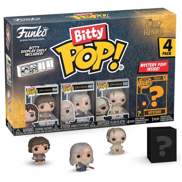 Blister 4 Figuras Bitty Pop El Señor De Los Anillos Frodo Cheap