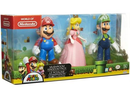 Blister 3 Figuras Super Mario Bros 10Cm Online now