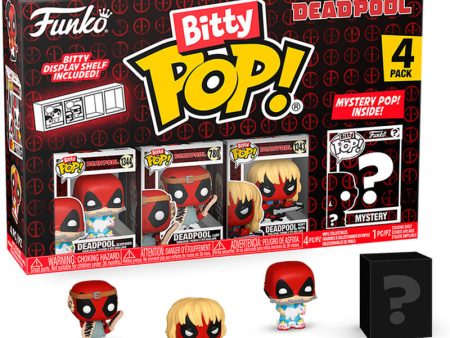 Blister 4 Figuras Bitty Pop Marvel Deadpool Sleepover Online Hot Sale