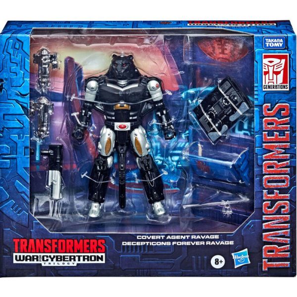 Blister Figura Covert Agent Ravage + Decepticon Forever Ravage War From Cybertron Transformers 15Cm Hot on Sale