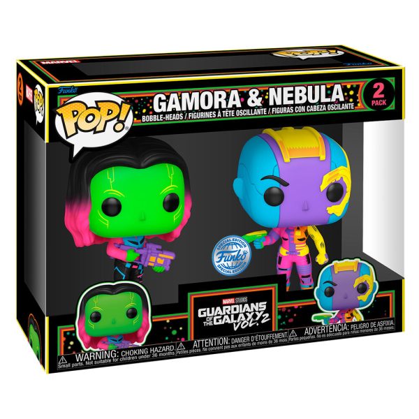 Blister 2 Figuras Pop Marvel Guardianes De La Galaxia Gamora & Nebula Exclusive Online Sale