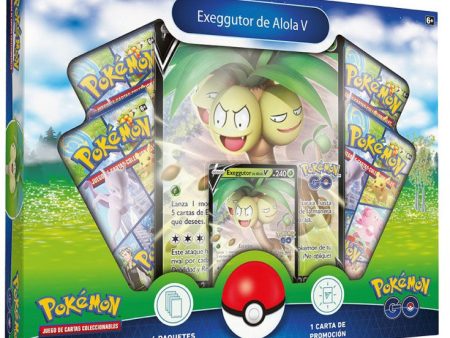 Blister Juego Cartas Coleccionables Exeggutor De Alola V Pokemon Go Español Online now