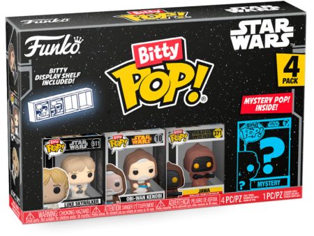 Blister 4 Figuras Bitty Pop Star Wars Luke Discount