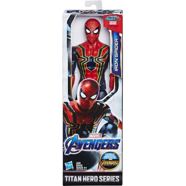 Figura Titan Hero Iron Spider Vengadores Avengers Marvel 30Cm Online Sale