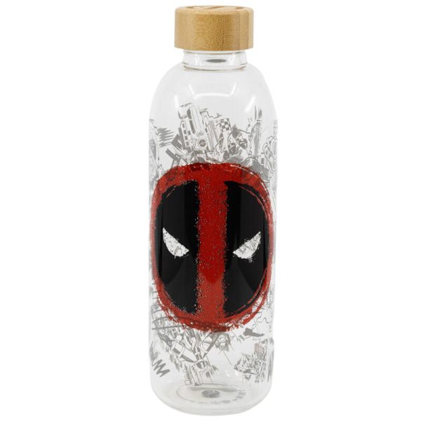 Botella Cristal Deadpool Marvel 1030Ml For Sale