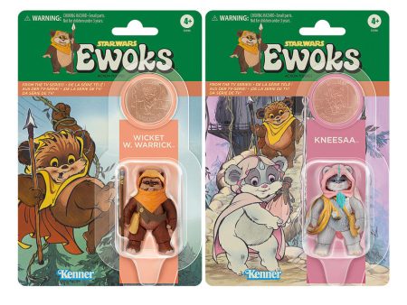 Figuras Wicket W Warrick & Kneesaa Ewoks Star Wars 9Cm Fashion