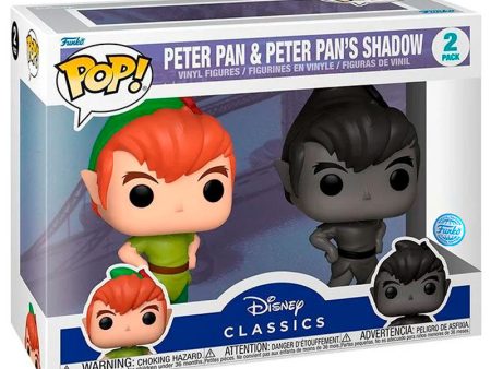 Blister 2 Figuras Pop Disney Peter Pan - Peter Pan & Peter Pans Shadow Exclusive Online