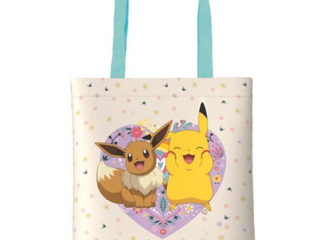 Bolsa Shopping Flowers Pokemon 38Cm Fashion