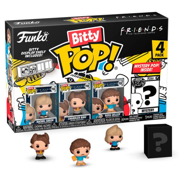 Blister 4 Figuras Bitty Pop Friends Rachel For Sale