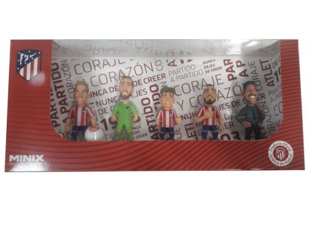 Blister 5 Figuras Minix Atletico De Madrid 7Cm on Sale