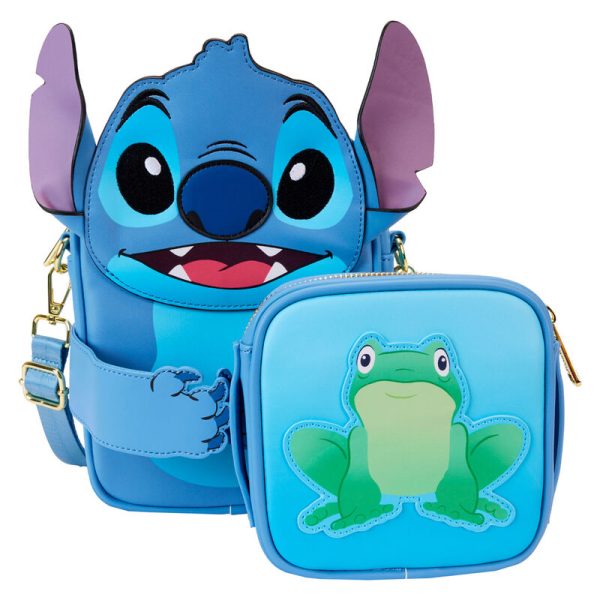 Bolso Bandolera + Monedero Camping Cuties Stitch Disney Loungefly Online Hot Sale