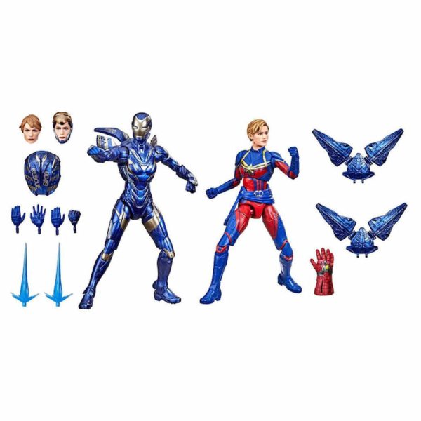 Blister 2 Figuras Captain Marvel & Rescue Armor The Infinity Saga Endgame Los Vengadores Avengers Marvel 15Cm on Sale