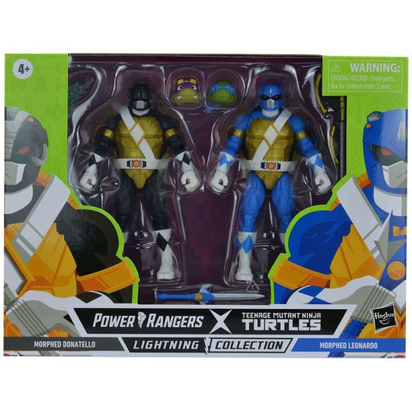 Blister Figuras Donatello + Leonardo Power Tortugas Ninja Rangers 15Cm For Discount