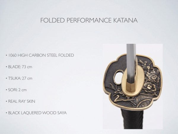 Katana YariNoHanzo Acero plegado Performance Online