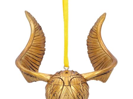 Adorno Navidad Snitch Dorada Harry Potter Online now