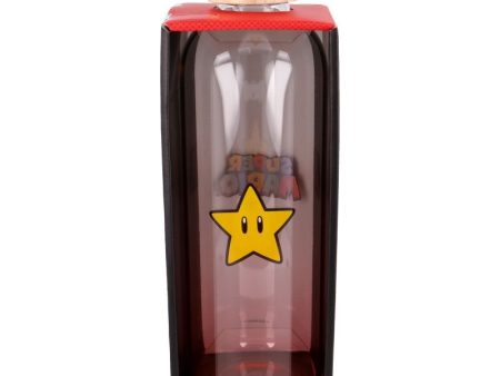 Botella Cristal Super Mario Bros Nintendo 1030Ml Fashion