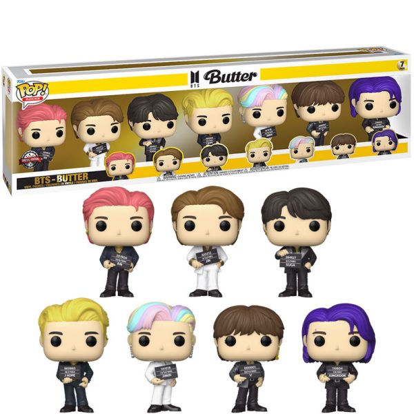 Blister 7 Figuras Pop Bts Butter Exclusive For Sale