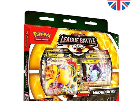 Blister Juego Cartas Coleccionables Miraidon Ex League Battle Deck Pokemon Ingles on Sale