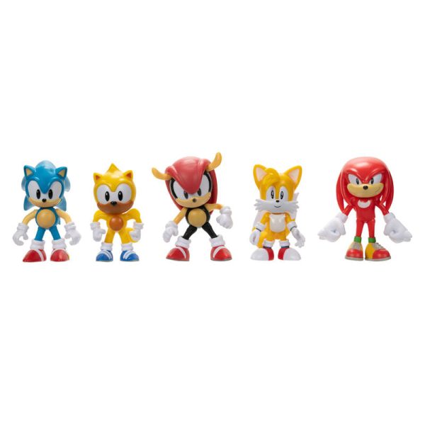 Blister 5 Figuras Sonic The Hedgehog  6Cm Supply