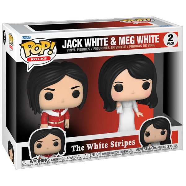 Blister 2 Figuras Pop The White Stripes Jack White And Meg White Cheap